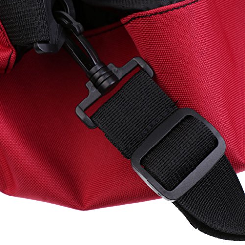 Prettyia Durable Wetsuit Changing Mat/Waterproof Dry-Bag with Handles Straps - Red, 85cm