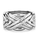 84SM Sterling Silver Puzzle Ring