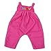 Mingao 16 Inches High Simulation Baby Doll's Clothes Rompers Suit Rose
