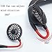 Hands-Free Neckband Fan,Hand Free Personal Fan,Headphone Design Wearable Portable USB Rechargeable Neckband Personal Fan (3 Speeds, 5-10 Working Hours) Black