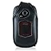 Turtleback Fitted Case Made for Kyocera DuraXV Plus Flip Phone Black Leather Rotating Removable Metal Belt Clip -
