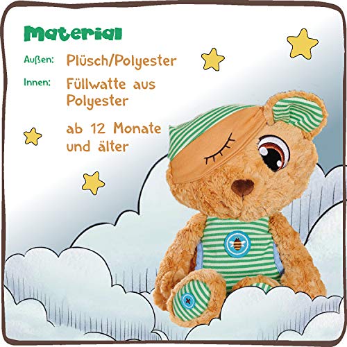 NICI Schlafmützen Schlummergeschichten-Bär Schlummsi in grünem Pyjama – Kuscheltier Teddybär – Gutenachtgeschichten… – Bild 5