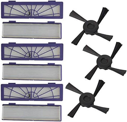 Saying Ultra Performance Filters & Side Brush Replacement for Neato Botvac 70e 75 80 85 & D Series D75 D80 D85 & Connected Series D3 D4 D5 D6 D7 Robotic Vacuum Accessories