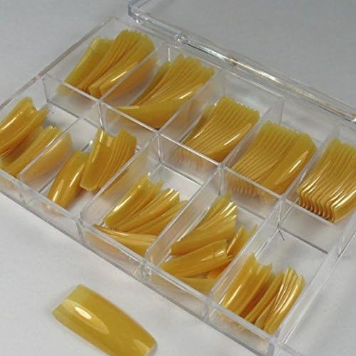 1Box Artificial Nail Tip Natural Color Full Cover False Acrylic Nail Art Tips