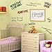 Assorted Inspirational Wall Quotes Decals for Kids Room Motivational Wall Quote Decor Art Stickers Stay Humble Work Hard Never Stop Learning