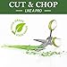 Chefast Heavy Duty Kitchen Shears and Herb Scissors Set: Combo Kit of Stainless Steel Food Scissors, 5-Blade Herb Cutter, and Two Jute Bags - Great for Meat, Poultry, Garden, Cooking and Crafts