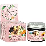 Earth Mama Angel Baby Natural Nipple Butter, 2 oz Jars, Pack of 3
