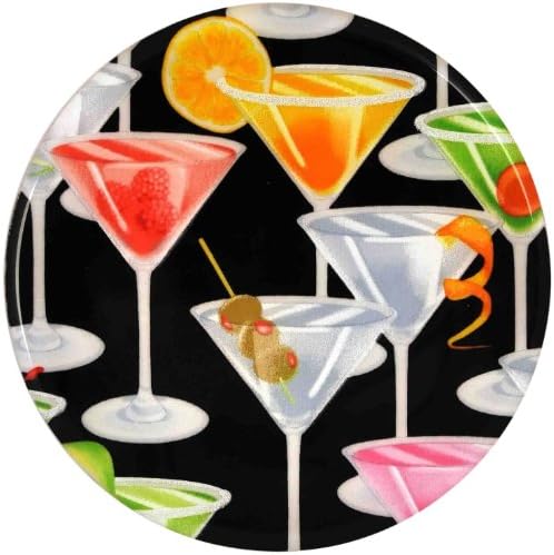 Andreas Round Silicone Mat Jar Opener, Martini, 6.25 Inch