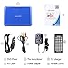 【Upgraded】 DBPOWER Portable DVD Player with 10.5'' Swivel Screen, Supports SD Card/USB/CD/DVD with AV in/Out and Earphone Port, 5-Hour Built-in Rechargeable Battery, Suitable for Car Headrest Mount
