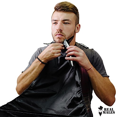 Beard Bib & Grooming Cape Gift for Bearded Men - Beard Catcher Apron for Shaving
