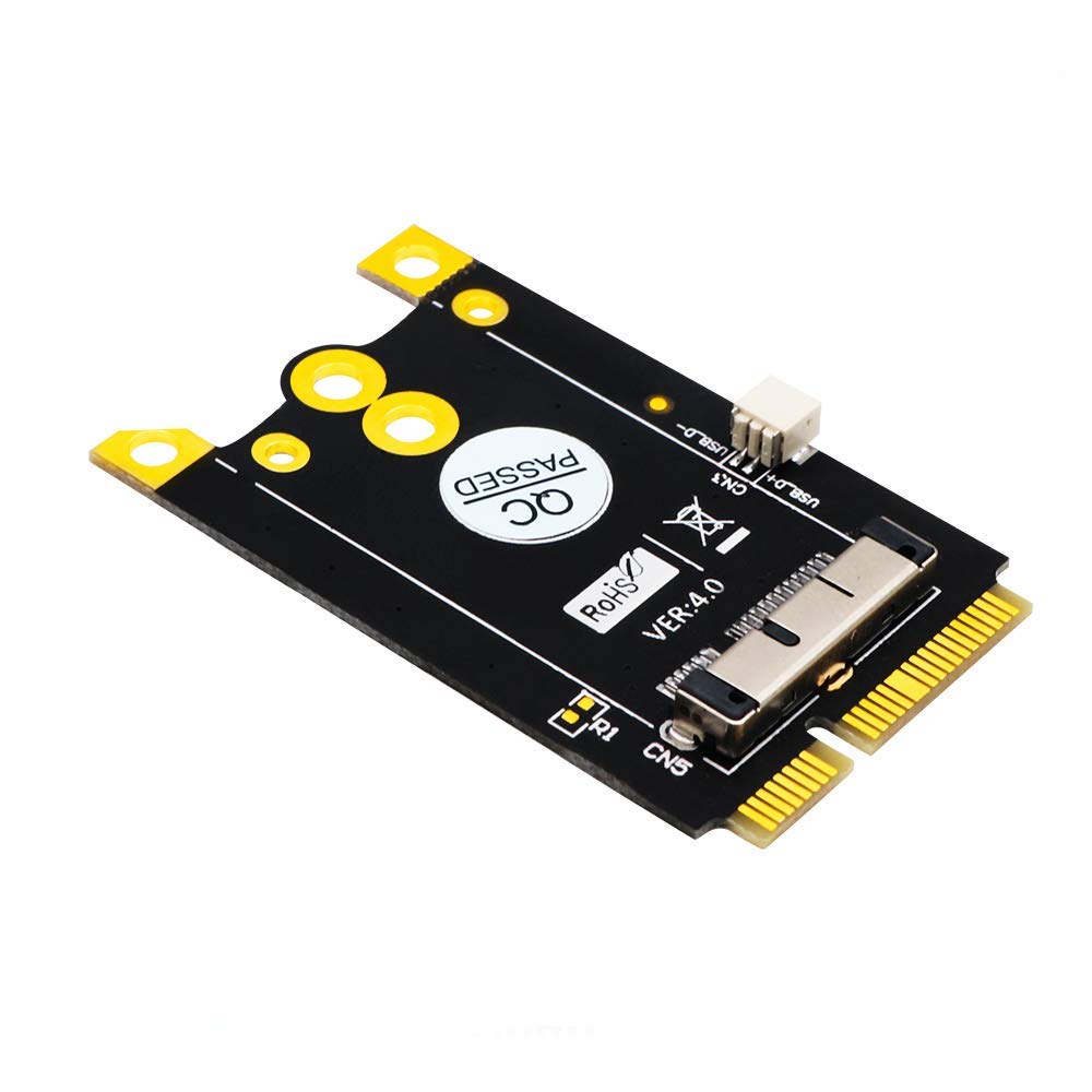 LeHang Upgrade Version Mini PCIe (mPCIe) Converter Adapter Board for Broadcom BCM943602CS BCM94360CD BCM94331 BCM94331CD BCM943224P BCM94360CSAX BCM94360CS2 WiFi and Bluetooth Cards