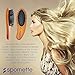 Spornette Carry On Wooden Handle Oval Cushion Mini Hair Brush #30-C Travel Size Brush Fits in Purse or Carry-On Bag for Quick Brush Outs, Detangling, Styling, Smoothing Thick, Normal & Thin Hair