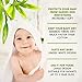 Extra Soft Baby Hooded Towel Set with Washcloth - Organic Bamboo Fiber for Sensitive Skin - Unisex Baby Bath Towel with Bear Ears for Newborn, Infant, Toddler - Keeps Baby Dry & Warm