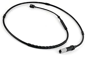 Merdege Car Brake Pad Wear Sensor, 34356792292 34352284656 Brake Alarm Line Induction Line, Compatible with BMW F20 F21, 1PC (Black)
