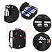 Hynes Eagle Travel Backpack 40L Flight Approved Carry on Backpack Men Large Cabin Weekender Laptop Backpack Women 15.6 inches Black 2017