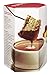 Fire Water Chocolate Fondue Tower for Two: White Ceramic 3 Ounce Double-Decker Mini Pot Boiler and Candle Holder Melter with 2 Forks by Max Brenner