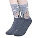 KONY Women's 4 pairs Funny Famous Painting Art Printed Tourist Casual Crew Socks Size 6-9 (Famous City Painting)