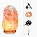 Himalayan Glow Vintage Style Salt Lamp Night Light with Pink Salt Chunks | 360 Degree Rotatable Wall Plug,Night Light & Decorative Light to Décor Your Home