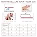 Egnaro Women's Rings Enhancers, 6mm Wide, 2mm Thick, Silicone Wedding Rubber Band with Half Size, Inner Arc Ergonomic Breathable Design