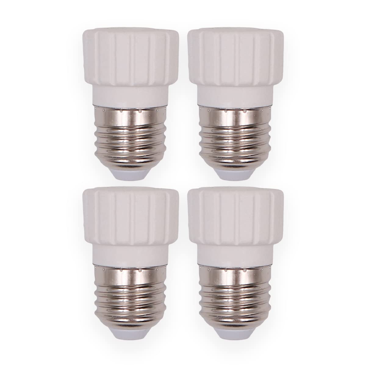 Tiardey 4PCS E27 to GU10 Socket Converter Lamp Base Socket Adapter for LED Bulbs