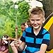 Marshmallow Roasting Smores Sticks,32-inch Extendable Sturdy Stainless Steel Roasting Forks for BBQ,Campfire,Hot Dog,Telescoping Camping Accessories Stove Fork,Safe for Kids,4 Sticks with Storage Bag