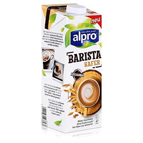 Alpro Barista Hafer 1L - Biologischer Haferdrink - Aufschäumbar - Milder Geschmack - Von Natur aus laktosefrei (3er Pack… – Bild 3