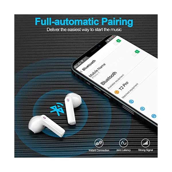 Wireless-Earbuds-yobola-Wireless-Headphones-IPX5-Waterproof-Wireless-Earphones-Touch-Control-Bluetooth-51-Earbuds-25-Hrs-with-USB-C-Charging-with-RunningFitness yobola Wireless Earbuds, Wireless Headphones, IPX5 Waterproof Wireless Earphones Touch Control, Bluetooth 5.1 Earbuds…