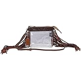 Myra Bag Leather Fringe Purse - Western Style Fringe Purses for Women, Genuine Leather Boho Bags for Women, Cowgirl Gifts