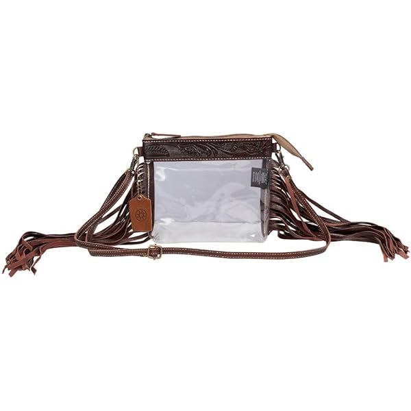 バッグ Meravel Clear multi-use Bag (Brown) Myra Bag Hangy Tangy Clear Bag S-2890: Handbags: Amazon.com
