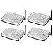 Wireless Intercom System Hosmart 1/2 Mile Long Range 7-Channel Security Wireless Intercom System for Home or Office (2018 New Version) [4 Stations Silver]