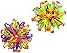 Sphere Toy Rings Stretch Expanding Ball Toys Set of 4 – Assorted Colors – Great for Party Favors