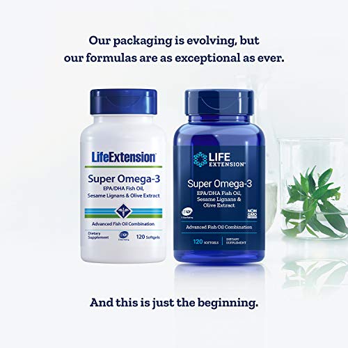 ایگرد | قیمت و خرید Life Extension Super Omega-3 EPA/DHA with Sesame  Lignans \u0026 Olive Extract, 120 Softgels