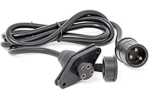 Remote Electric Winch Controller with 3 Prong Connector and 3 6 Meter Cable, Optional Extension Cord for Enhanced Distance Co