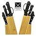 14 Piece Knife Set Chef Knife, Bread Knife, Carving Knife, Utility Knife, Paring Knife, Steak Knife, Scissors Cutlery Set For Chefs, Cooks, Commercial Kitchens, Homes, Culinary Schools Platinum UMD