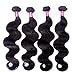 Zorssar Hair 10A Unprocessed Virgin Brazilian Hair Body Wave Weave 4 bundles 100% Remy Human Hair Extensions Natural Color 100g/pc Can be Dyed and Bleached