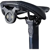 Pedal Perfect Designs Bicycle Saddle Mount Intended for Garmin Varia, fits Specialized, Pinarello, and Sella Italia Saddles, Carbon Fiber, 3 Size Options, Black (Standard), Made in USA.