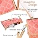 Portable Changing Pad & Clutch Station for Diaper Bag | Pink | Perfect Gift for Girl Baby Shower | Infants & Newborns | Waterproof Liner & Head Cushion | Travel Organizer with Stroller Strap
