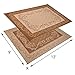Reversible Mats 9' x 12' Brown Beige