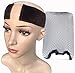 Lace Wig Grip Band - Non Slip Velvet Wig Comfort Head Hair Band Extra Hold Wig Headband Adjustable Women Hair Scarf with 1 Wig Cap (Brown)