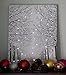 Clever Creations 16 x 12 Inch Christmas LED Wall Canvas Art Home Decor, Light Up Battery Operated Snowy Winter Scene, Winter Path