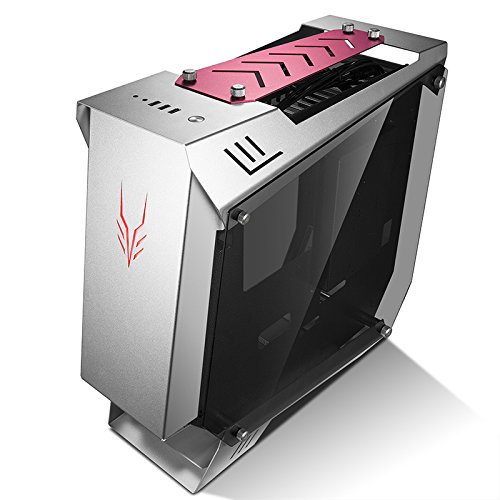 GOLDEN FIELD 5300 ATX Case Full Tower PC Gaming Computer Case ATX/M-ATX/ITX Desktop Computer Shell Cases with Tempered Glasse - Thumbnail 3