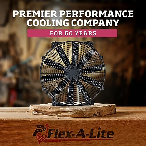 FlexALite Trimline Reversible Electric Fan, PusherPuller Fan (114