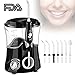 Cordless Water Flosser，Mifanstech Professional Oral Irrigator with 3 Modes IPX7 Waterproof 200ML Removal Water Tank 4 Nozzles Rechargeable Oral Dental Flosser for Teeth, Home and Travel Bag(black)