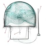 Isafish Foldable Bird Net Humane Live Trap Sparrow Pigeon Quail Hunting Mesh Tools