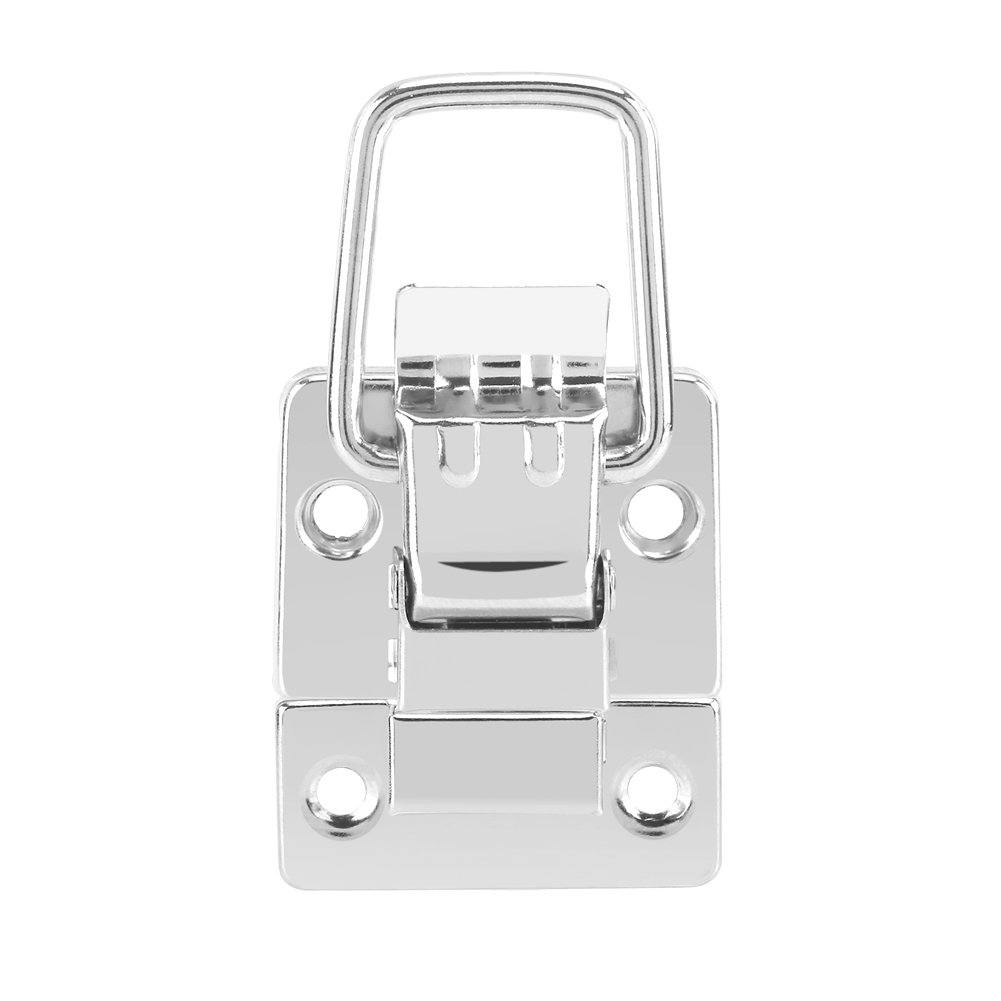 Haofy 10 Pcs Silver Fastener Toggle Latch Catch Chest Case Door Cabinet Box Case Suitcase Boxes Chests Lock