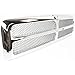 Grille for Dodge Full Size P/U 94-02 Honeycomb Insert Chrome Shell/Painted-Silver Insert Old Body Style