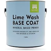 Meoded Paint &amp; Plaster | Lime Wash Base Coat | Mineral Based Primer For LimeWash (Gallon)