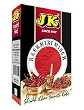 JK Indian Spices/Masala - MILD HOT RED CHILI POWDER (Kashmiri Lal Mirch, Mild Hot Chilli) 3.53 oz/ 100g, Non-GMO, Gluten free and NO preservatives!