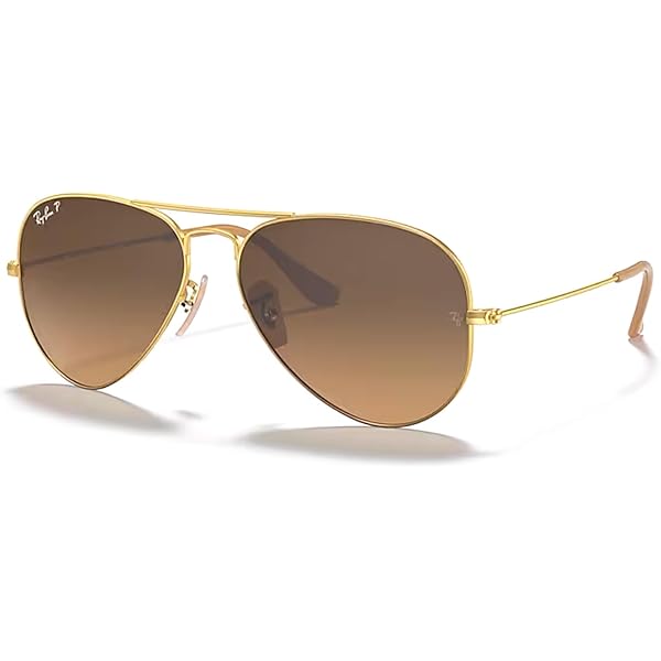 Amazon.com: Ray-Ban Aviator Metal II RB3689 914751 58MM Arista