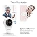eLinkSmart 720P HD WiFi Camera Mini Indoor IP Camera for Home Security, Night Vision, Video Recording, Motion and Crying Detection